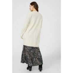 Mantaray Pointelle Stitch Nep Longline Cardigan For Female -Cheap Mantaray Store unnamed file 4202