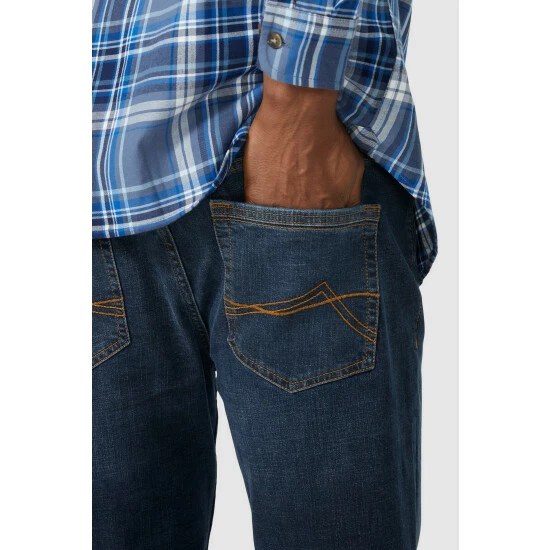 Mantaray Crosshatch Straight Jean For Male 3 Mantaray Crosshatch Straight Jean For Male - Image 3