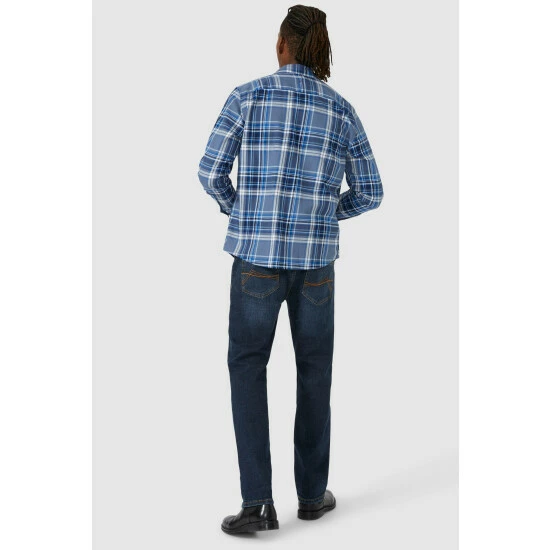 Mantaray Crosshatch Straight Jean For Male 4 Mantaray Crosshatch Straight Jean For Male - Image 4