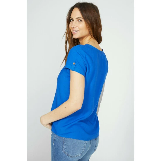 Mantaray Dobby Scoop Neck Shell For Female 4 Mantaray Dobby Scoop Neck Shell For Female - Image 4