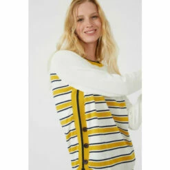 Mantaray Striped Curved Button Hem Cotton Jumper For Female 18 Mantaray Striped Curved Button Hem Cotton Jumper For Female -Cheap Mantaray Store unnamed file 4270