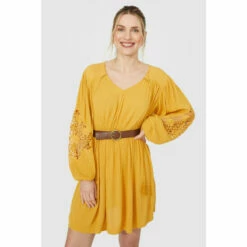 Mantaray Longsleeve Lace Trim Dress For Female -Cheap Mantaray Store unnamed file 4297