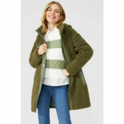 Mantaray Textured Block Stripe Turtle Neck Tabard For Female -Cheap Mantaray Store unnamed file 4304