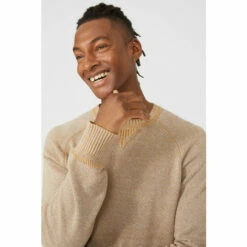 Mantaray Plaited Twist Crew Neck Jumper For Male