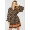 Mantaray Paisley Border Print Dress For Female