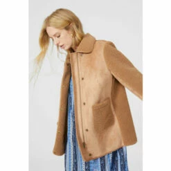 Mantaray Suedette Borg Lined Jacket With Borg Pockets For Female -Cheap Mantaray Store unnamed file 4369