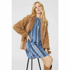 Mantaray Suedette Borg Lined Jacket With Borg Pockets For Female -Cheap Mantaray Store unnamed file 4371