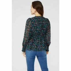 Mantaray Printed Blouse With Ties For Female -Cheap Mantaray Store unnamed file 4377