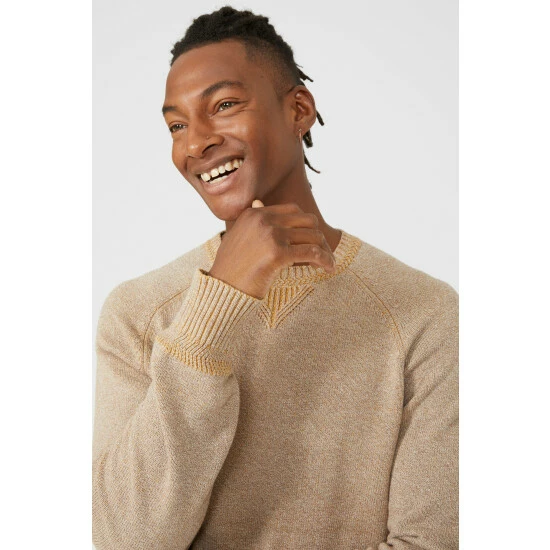 Mantaray Plaited Twist Crew Neck Jumper For Male 6 Mantaray Plaited Twist Crew Neck Jumper For Male - Image 6