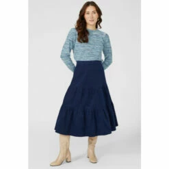 Mantaray Space Dye Puff Sleeve Jumper For Female -Cheap Mantaray Store unnamed file 4385