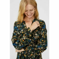 Mantaray Floral Print Tiered Detail Mini Dress For Female -Cheap Mantaray Store unnamed file 4404