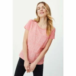 Mantaray Embroidered Scoop Neck T-shirt For Female -Cheap Mantaray Store unnamed file 4461