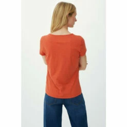 Mantaray Pocket V Neck Slub T-shirt For Female -Cheap Mantaray Store unnamed file 4472