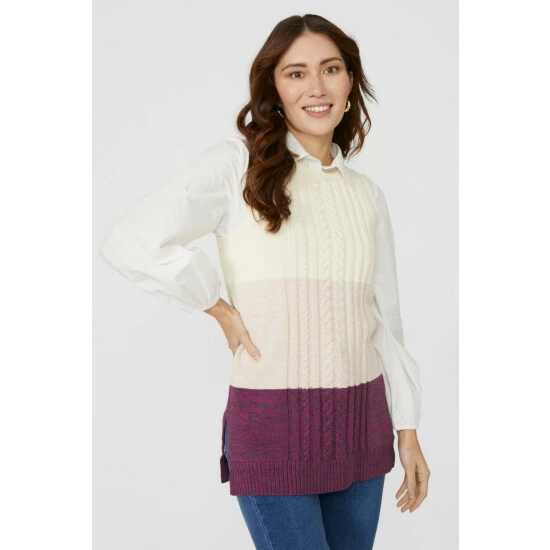 Mantaray Ombre Tweed Cotton Crew Tank For Female 1 Mantaray Ombre Tweed Cotton Crew Tank For Female