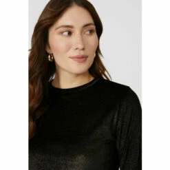 Mantaray Sparkle Velour Long Sleeve Top For Female -Cheap Mantaray Store unnamed file 4529