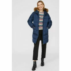 Mantaray Textured Multi Stripe Crew Neck Jumper For Female -Cheap Mantaray Store unnamed file 4570