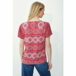 Mantaray Kaleidoscope Mix & Match Notch Neck Top For Female -Cheap Mantaray Store unnamed file 4584