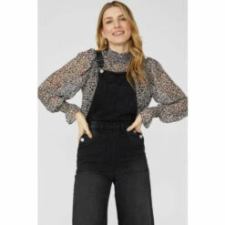 Mantaray High Neck Printed Chiffon Blouse For Female -Cheap Mantaray Store unnamed file 4603