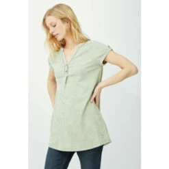 Mantaray Shortsleeve Tonal Bird Print Tunic For Female -Cheap Mantaray Store unnamed file 4614