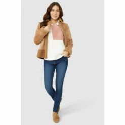 Mantaray Patchwork Cable Cotton Crew Neck Tank For Female -Cheap Mantaray Store unnamed file 462