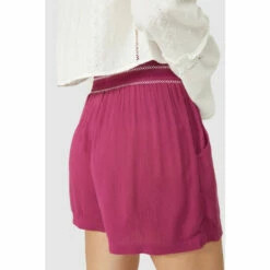 Mantaray Embroidered Waist Crepe Short For Female -Cheap Mantaray Store unnamed file 4629