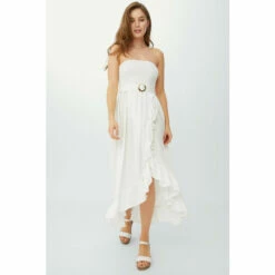 Mantaray Bandeau Frill Skirt Dress For Female -Cheap Mantaray Store unnamed file 4644