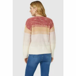 Mantaray Ombre Stripe Scoop Neck Jumper For Female -Cheap Mantaray Store unnamed file 4688