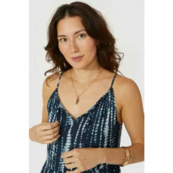 Mantaray Strappy Batik Print Crepe Midi Dress For Female -Cheap Mantaray Store unnamed file 4693