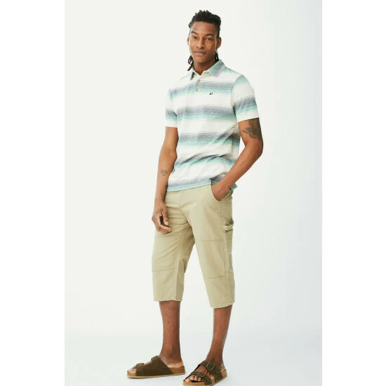 Mantaray 3/4 Slub Crop For Male 9 Mantaray 3/4 Slub Crop For Male - Image 9