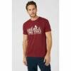 Mantaray Long Peaks Printed Tee For Male