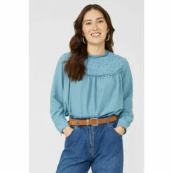 Mantaray Broderie Detail Blouse For Female -Cheap Mantaray Store unnamed file 4745