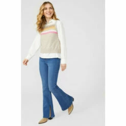 Mantaray Zig Zag Fair Isle Crew Neck Tank For Female 11 Mantaray Zig Zag Fair Isle Crew Neck Tank For Female -Cheap Mantaray Store unnamed file 4756