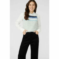 Mantaray Zig Zag Fair Isle Crew Neck Tank For Female 13 Mantaray Zig Zag Fair Isle Crew Neck Tank For Female -Cheap Mantaray Store unnamed file 4758