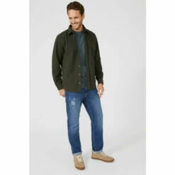 Mantaray Twill Overshirt For Male