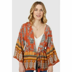 Mantaray Floral Print Kimono For Female -Cheap Mantaray Store unnamed file 4853