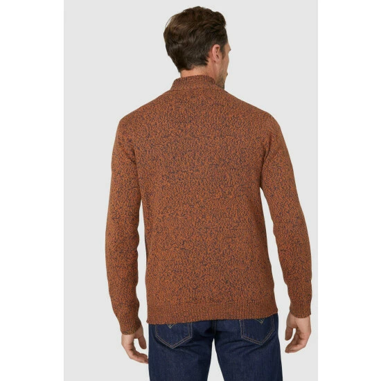 Mantaray Space Dye Zip Through Jumper For Male 4 Mantaray Space Dye Zip Through Jumper For Male - Image 4