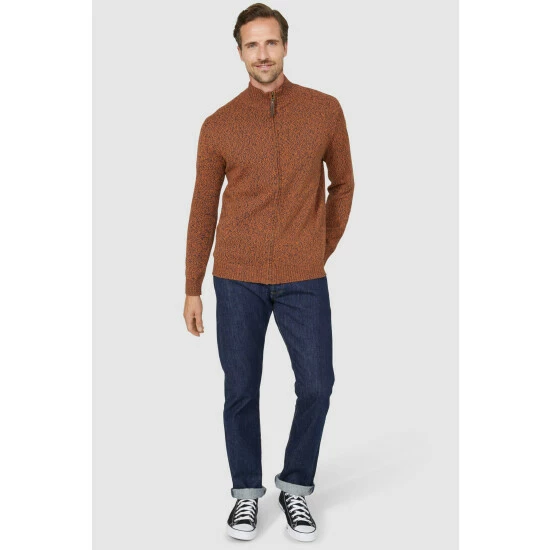 Mantaray Space Dye Zip Through Jumper For Male 5 Mantaray Space Dye Zip Through Jumper For Male - Image 5