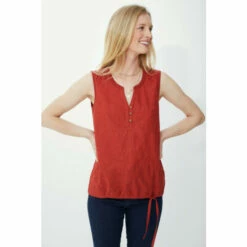 Mantaray Embroidered Scoop Neck Vest For Female -Cheap Mantaray Store unnamed file 4901