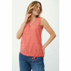 Mantaray Embroidered Scoop Neck Vest For Female -Cheap Mantaray Store unnamed file 4909