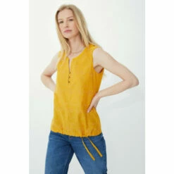 Mantaray Embroidered Scoop Neck Vest For Female -Cheap Mantaray Store unnamed file 4911