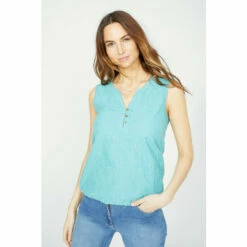 Mantaray Embroidered Scoop Neck Vest For Female -Cheap Mantaray Store unnamed file 4913