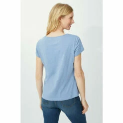 Mantaray Pocket V Neck Slub T-shirt For Female -Cheap Mantaray Store unnamed file 4917