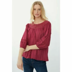 Mantaray Lace Neck Trim Dobby Top For Female 14 Mantaray Lace Neck Trim Dobby Top For Female -Cheap Mantaray Store unnamed file 4940