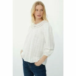 Mantaray Lace Neck Trim Dobby Top For Female 16 Mantaray Lace Neck Trim Dobby Top For Female -Cheap Mantaray Store unnamed file 4942