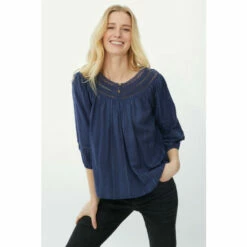 Mantaray Lace Neck Trim Dobby Top For Female 17 Mantaray Lace Neck Trim Dobby Top For Female -Cheap Mantaray Store unnamed file 4943