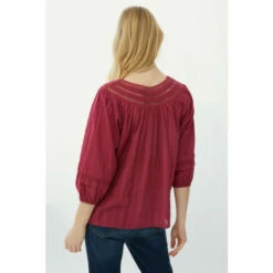 Mantaray Lace Neck Trim Dobby Top For Female 12 Mantaray Lace Neck Trim Dobby Top For Female -Cheap Mantaray Store unnamed file 4947