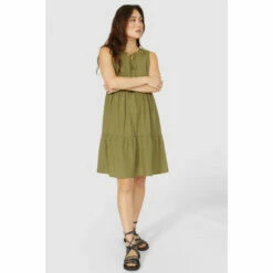 Mantaray Tassle Tie Tiered Linen Mix Dress For Female 9 Mantaray Tassle Tie Tiered Linen Mix Dress For Female -Cheap Mantaray Store unnamed file 4956