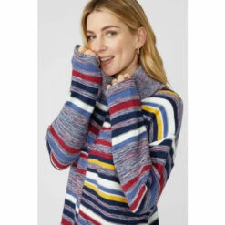 Mantaray Textured Stripe Turtle Neck Jumper For Female -Cheap Mantaray Store unnamed file 497