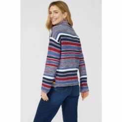 Mantaray Textured Stripe Turtle Neck Jumper For Female -Cheap Mantaray Store unnamed file 498