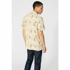 Mantaray Sailboat Print Revere Collar Shirt For Male -Cheap Mantaray Store unnamed file 4993